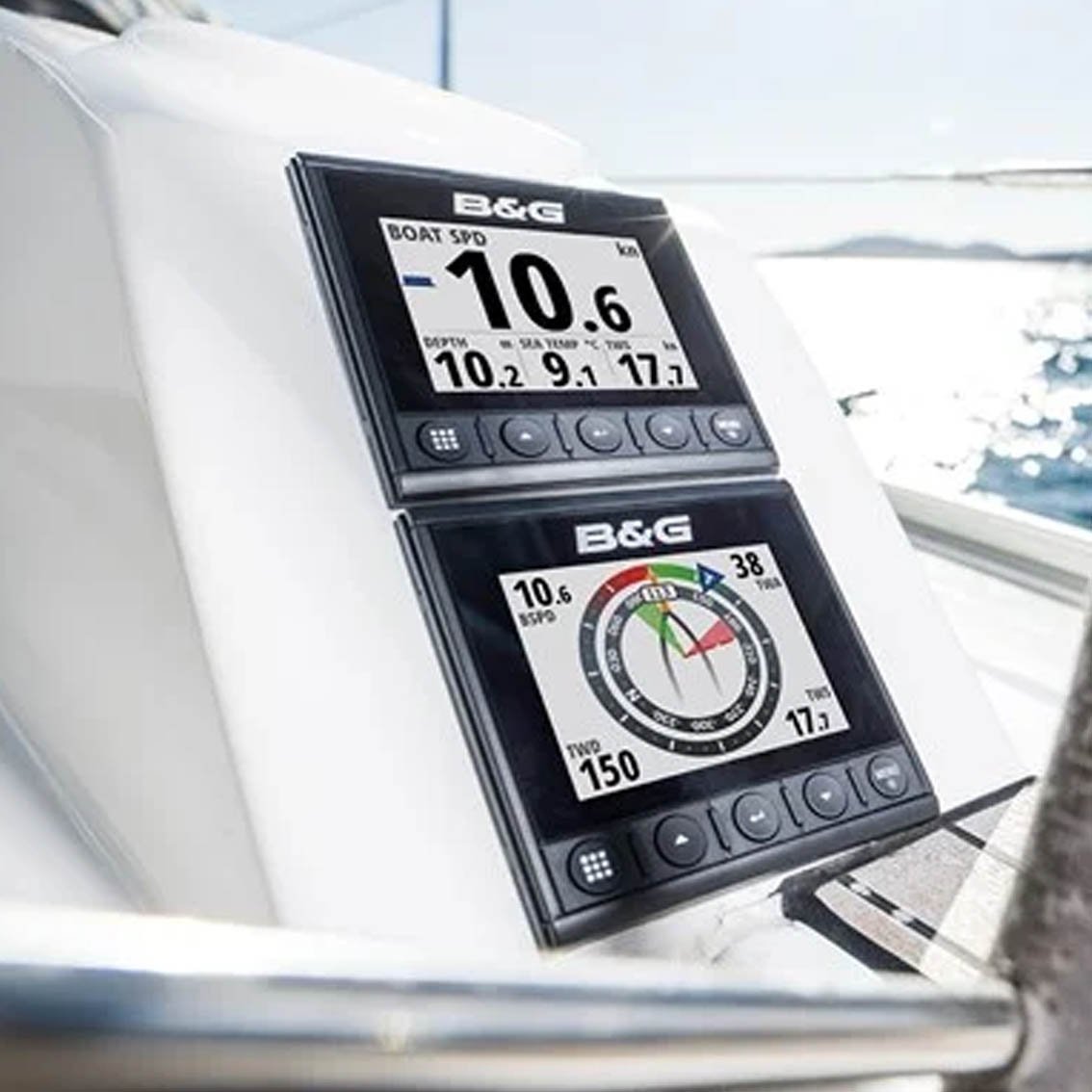 Twin Helm Stations with B&G Navigation
