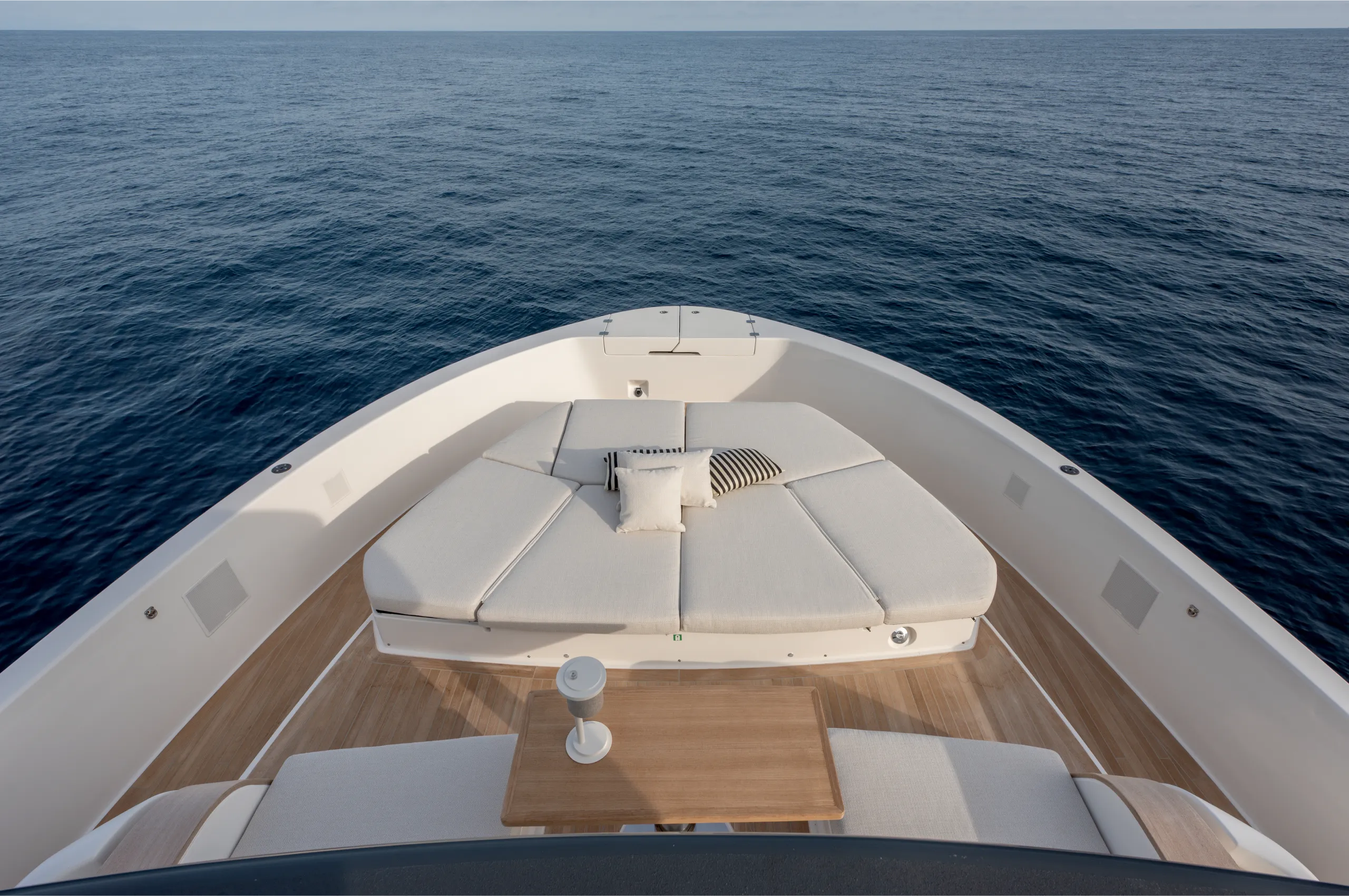 Beach Club Stern with Twin Staircases