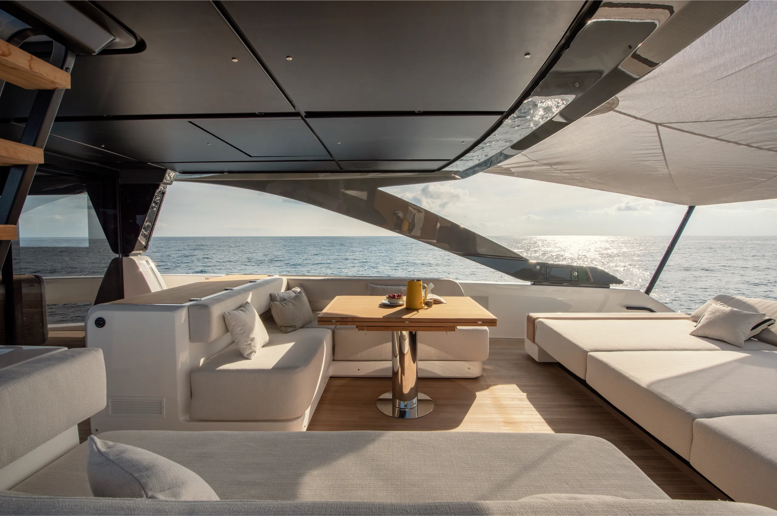 Open Deck Areas Across Three Levels